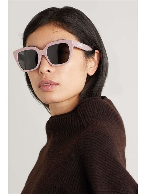 celine oversized square-frame acetate sunglasses|celine eyewear rectangular sunglasses.